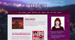 Desktop Screenshot of kriscahill.com